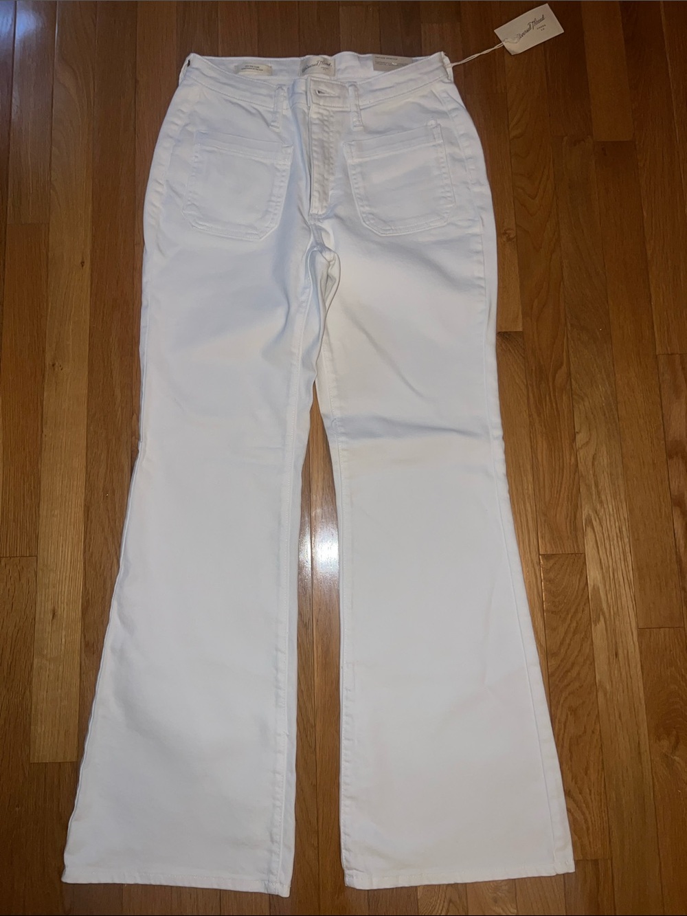 Universal Thread White Flare Wide-Leg Jeans